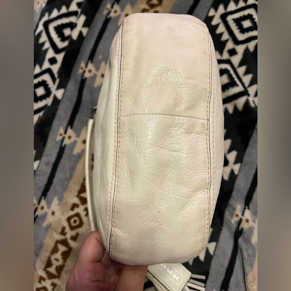 Coach EUC Anniversary Satchel 2012 2 way Bag in Ivory Leather - Picture 8 of 15
